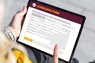 fill admission and scholarships applications for you