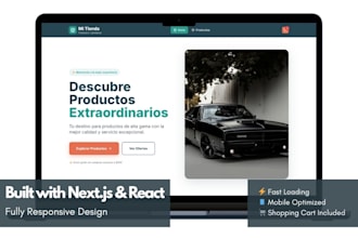 develop a complete ecommerce website with admin panel