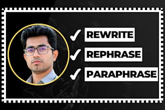 edit, rewrite, typeset, paraphrase, reword and humanize an e book or ai content