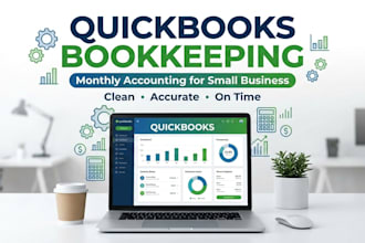 be your expert monthly bookkeeper for businesses