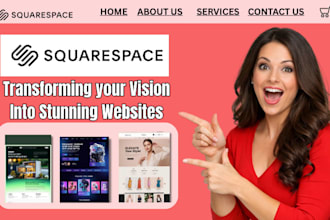 build squarespace website design custom squarespace website development redesign