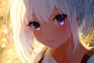 draw anime illustration, vtuber art, visual novel, wallpaper