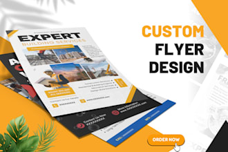 design professional one pager or flyer