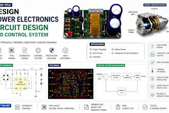 design power electronics circuit design and control system