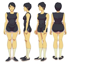 create professional model sheets and turnarounds