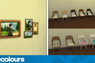 create custom content recolors for the sims 4