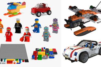 3d printable lego toy model, bjd toy model, 3d lego minifigure, minecraft model