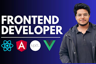 be front end web developer convert figma to react nextjs vuejs gsap