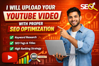 upload your youtube video with proper SEO optimization