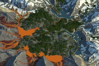 create a custom minecraft world with realistic terrain using worldpainte