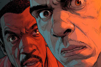 comic book illustration with comic book illustrator