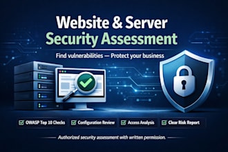 find security vulnerabilities in your website or server ethical hacking