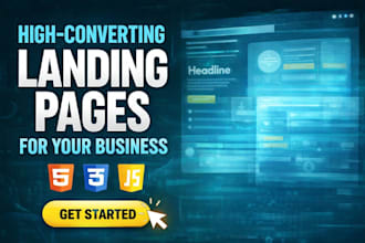 a fast, responsive landing page with html, css and javascript