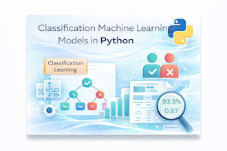 create classification machine learning models in python with accuracy