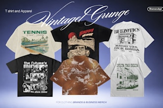 design college merch tshirt artwork for clubs and communities