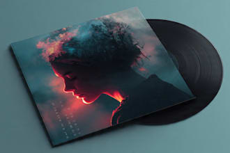 design album or single cover art