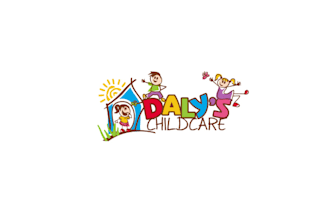 design kids childcare baby shop day care logo