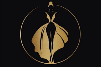 design luxury fashion and clothing brand logo