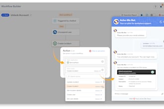 create a simple ai chatbot to automate customer support