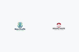 design non profit charity organization foundation logo