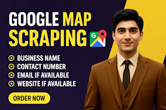 scrape google maps data business leads