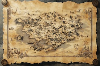 create custom fantasy maps for you
