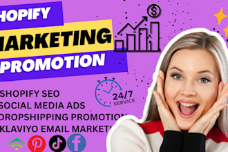 do professional shopify marketing and promotion with paid ads to boost sales