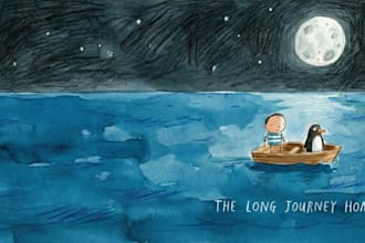 create children and kids book illustration and character design