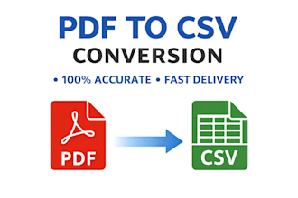 convert pdf or scanned documents to excel or csv