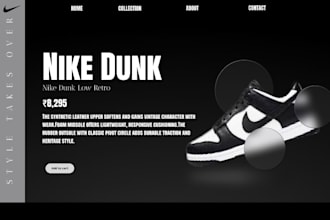 designed a modern e commerce website you are in figma