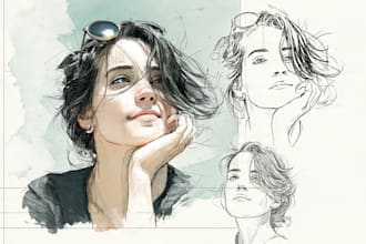 create pen and ink drawings and custom illustrations