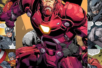 do comic book illustration graphic novel superhero comic webcomic comic artist