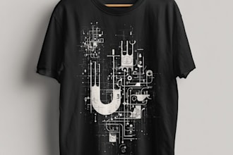 do minimalist typography t shirt design