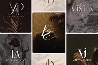 do minimalist jewelry beauty perfume cosmetic makeup hair salon logo design