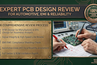 review check your pcb design for reliability, emi production readiness automoti