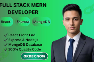 build a custom mern stack web application or saas with react and node js