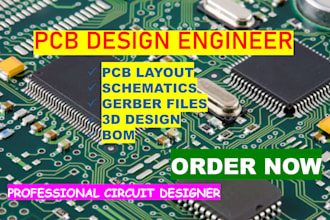do pcb design schematic, pcb layout for electronics and embedded boards