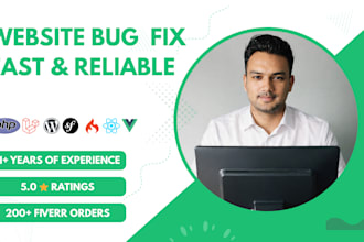 fix bugs and errors in your website or web application