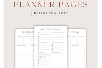 design an editable canva daily planner for productivity