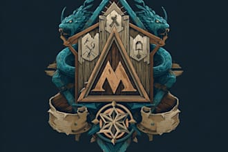 draw an fantasy rpg logo dnd image for you