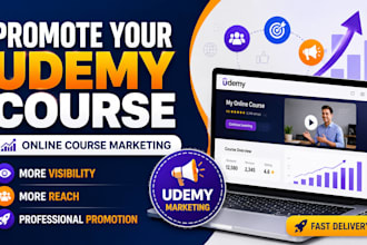 do udemy course promotion udemy online course marketing course promotion
