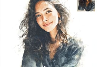 create a victor portrait in professional illustration style