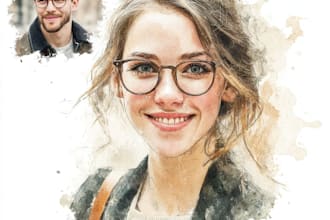 create a unique victor portrait in digital painting style