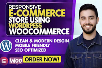 build a responsive wordpress woocommerce store