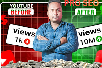do expert you tube SEO optimizations for channel ranking  videos