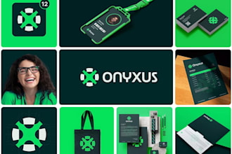 make unique business logo design and branding kit and brand identity guideline