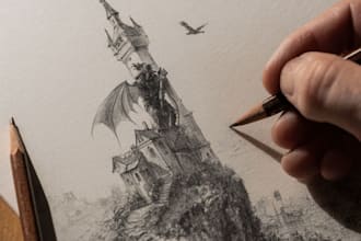 draw your fantasy character design sheet