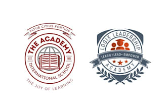 design school college academy university logo