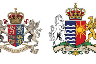 design or redesign create a magnificent seal logo,badge,institution,coat of arm
