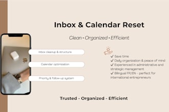 clean, organize and optimize your inbox and calendar